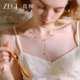 ZEGL设计师白露系列白露项链配饰女轻奢高级感毛衣链长款 2025新款