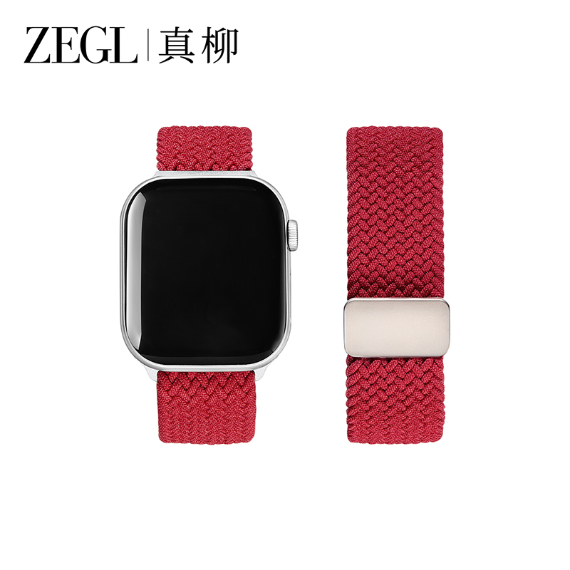 ZEGL适用苹果手表编织手表链表带