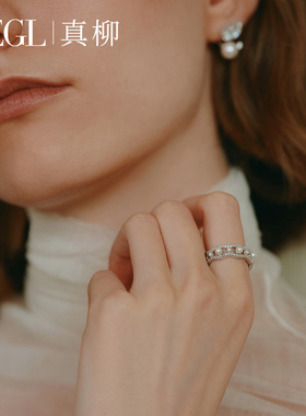 ZEGL法式人造珍珠戒指