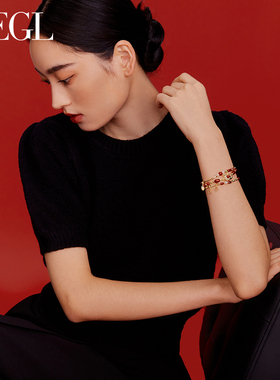 ZEGL设计师本命年龙系列红玛瑙手串女红色新年元宝手链春夏手饰