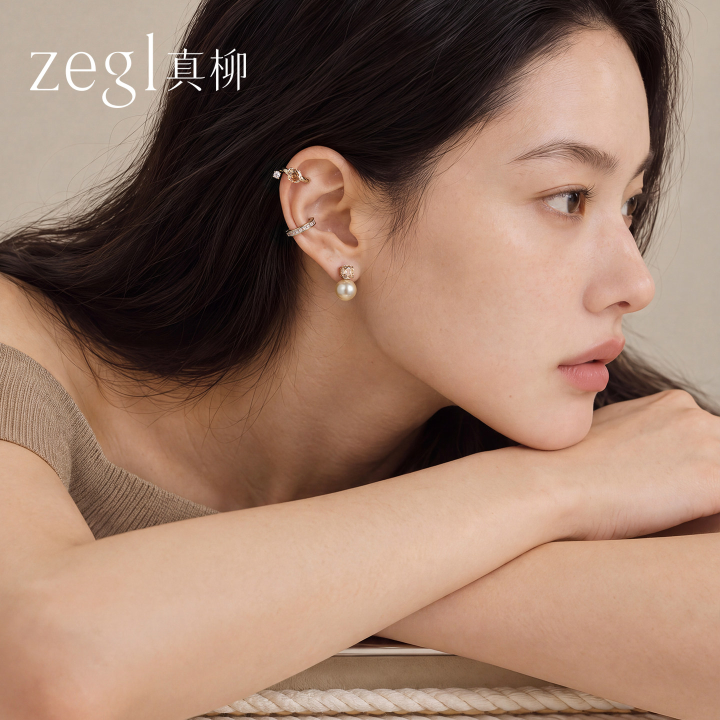 【双11新品】zegl真柳设计师秋日来信系列气质耳环耳钉女秋冬耳饰