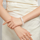 粉白水晶手镯女款 ZEGL新中式 所有爸妈 轻奢手镯 幸福家直播间