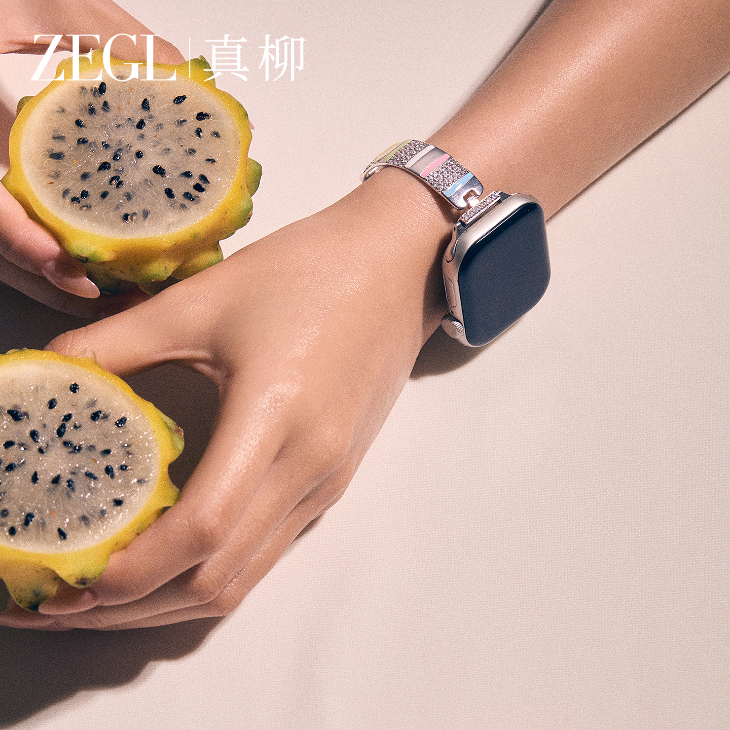 ZEGL适用苹果表带夏日彩色手表链