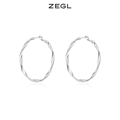 大圈圈耳圈耳饰轻奢显瘦