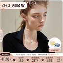 ZEGL520礼物925纯银蝴蝶项链女轻奢小众高级感情锁骨链送女友