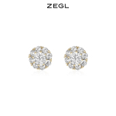 ZEGL时来运转耳钉女轻奢高级感耳环2025新款 爆款 复古925银针耳饰