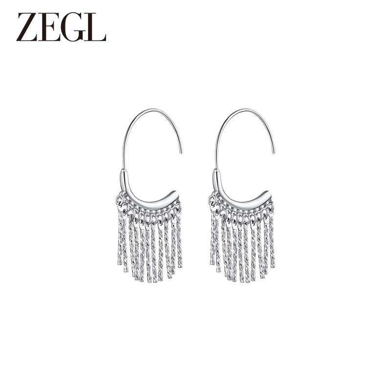 ZEGL时尚个性流苏耳环