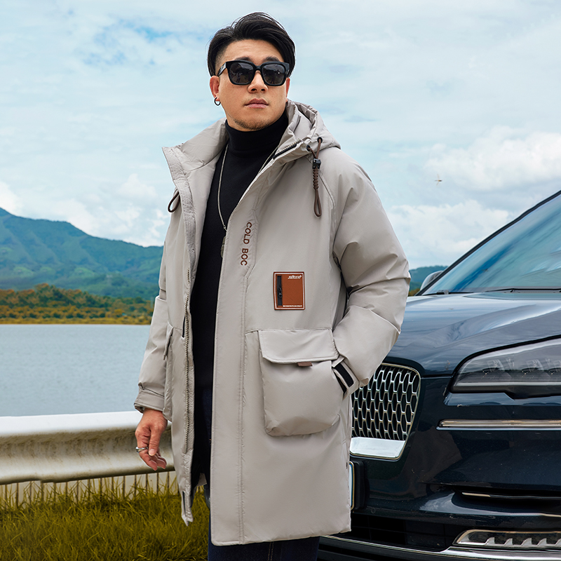 男士棉衣冬季新款加肥加大棉衣中长款棉袄加厚外套特大宽松长棉服