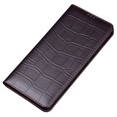 适用荣耀MagicV2真皮商务手机套