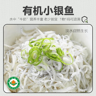 【新品】有机银鱼 南都湖生态放养鲜活速冻淡水银鱼健康宝宝辅食