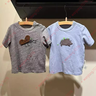 265纯棉上衣 现货 小江南童装 男女童2025夏YP4110360短袖 上衣T恤