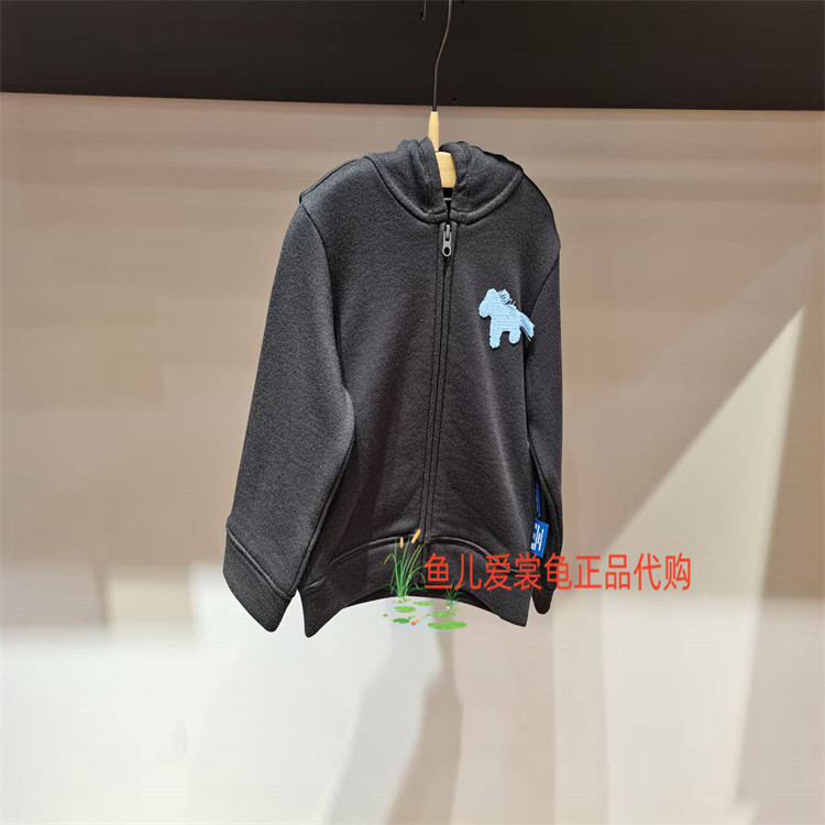 速发 jnby byJNBY 小江南童装2026春款 YQ1411110连帽开襟卫衣465