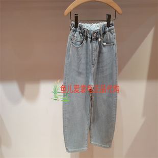 小江南童装 1P0E12160直筒牛仔裤 男女款 时尚 595 2025冬季 速发