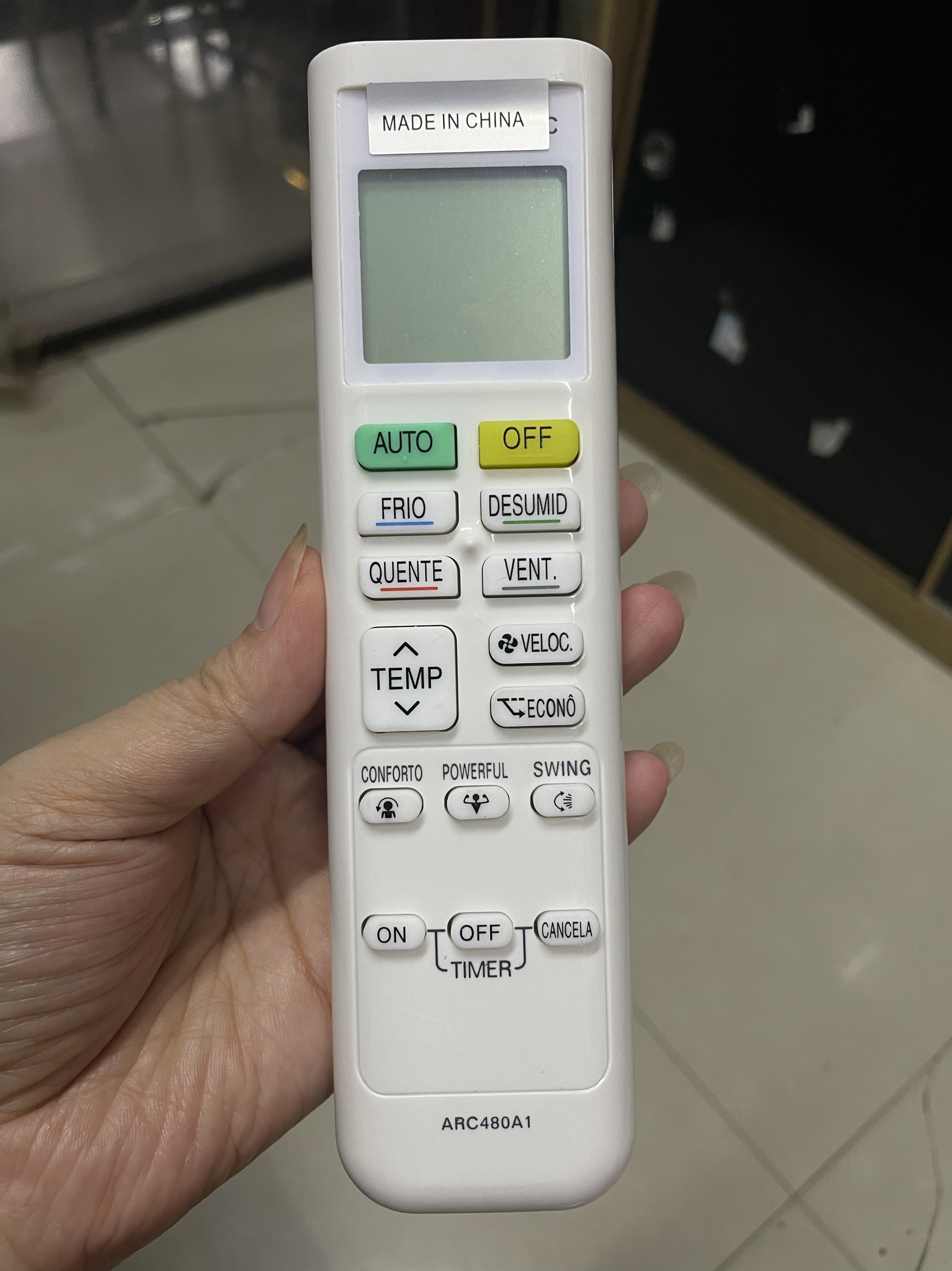 适大金空调遥控器ARC480A13 ARC480A2 A5 A4 A27A32 A36 通用英文