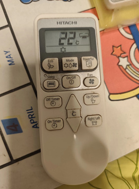 适用香港日立空调遥控器RAS-X18CCX RZEA14467窗口冷气机全新通用