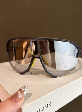 未来感大框太阳眼镜男女骑行护目镜户外运动墨镜防紫外线登山遮阳