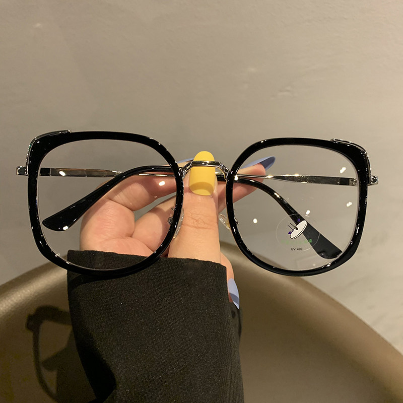 韩版大框复古黑色眼镜男潮厚边素颜平光镜防蓝光近视眼睛女配度数,ZIPPO/瑞士军刀/眼镜,太阳眼镜,淘宝优惠券,粉丝福利购,淘宝优惠卷