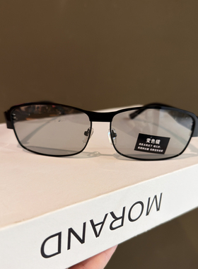 复古方框变色眼镜男女通用黑色太阳镜高级感时尚司机驾驶钓鱼墨镜