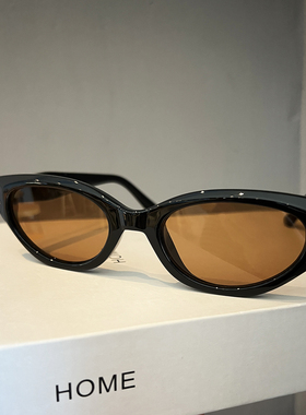 遮阳新款猫眼墨镜高级感复古