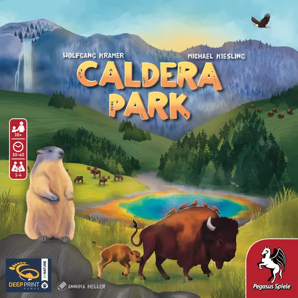 【长颈鹿桌游】Caldera Park英文正版桌游