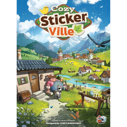 Cozy Stickerville正版英文桌游【长颈鹿桌游】