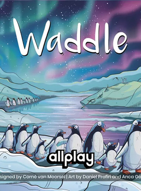 【长颈鹿桌游】Waddle & Orcas & Ice Floes英文正版桌游