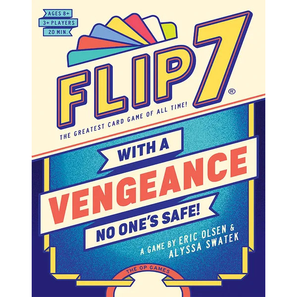 Flip7: With A Vengeance英文正版桌游|有纸质中规【长颈鹿桌游】