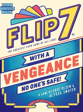 Flip7: With A Vengeance英文正版桌游|有纸质中规【长颈鹿桌游】