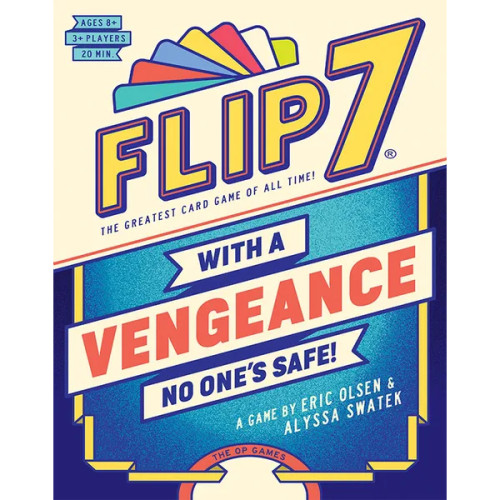 【长颈鹿桌游】Flip7: With A Vengeance英文正版桌游|有电子中规