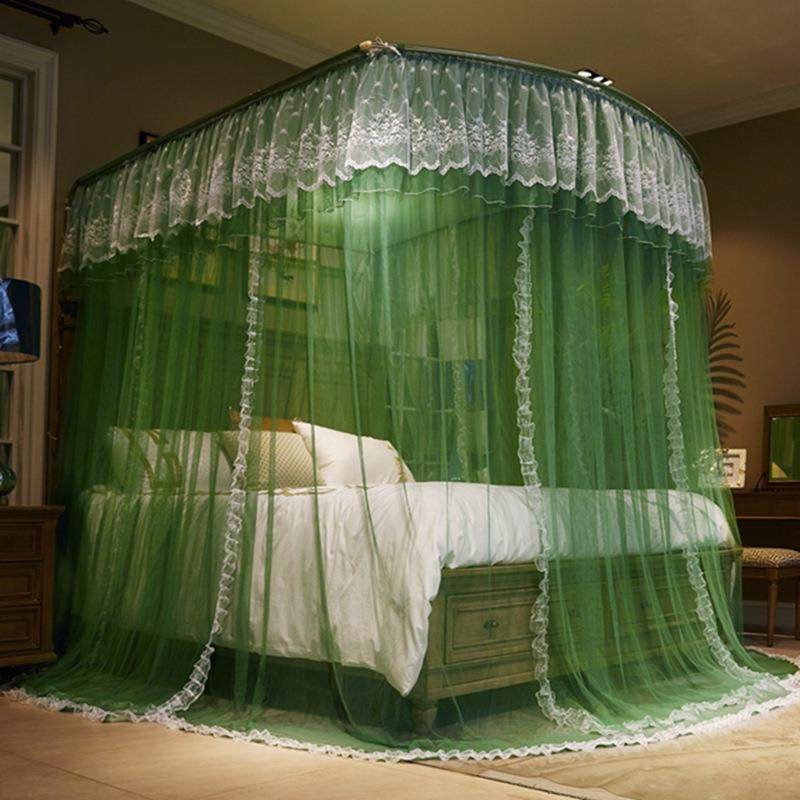 2024年新款钓鱼竿可伸缩式蚊帐 三开门1.8m床1.5米家用2米绿色,床上用品,蚊帐,淘宝优惠券,粉丝福利购,淘宝优惠卷