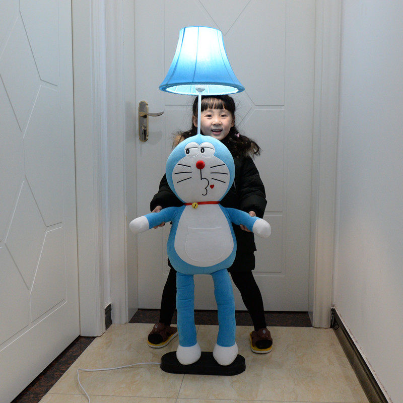 台灯卧室床头灯创意北欧温馨男女孩可爱卡通儿童房护眼落地动物灯