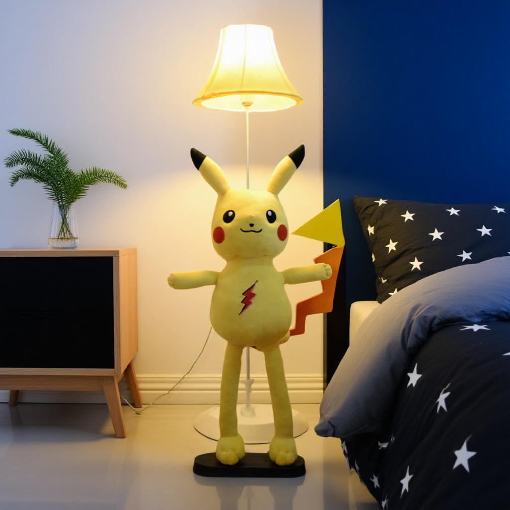 卡通落地灯儿童房可爱萌宠灯遥控led灯调光LED动物台灯北欧定时灯