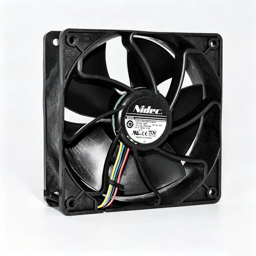 Nidec V12E12BS2B5-07A021暴力12038 12V3A双滚珠机箱PWM风扇12CM