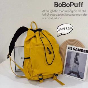 博卜新款超轻泡芙系列降落伞材质时尚百搭运动出行篮球双肩包