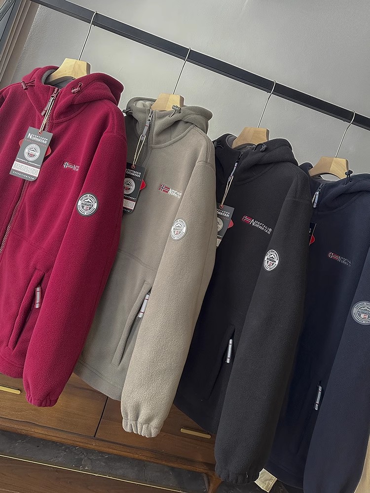 抗寒保暖双面摇粒绒棉衣外套棉服