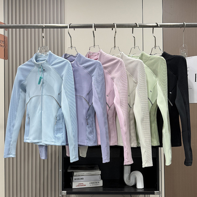 户外山系！修身显瘦吸湿速干透气立领健身运动徒步休闲外套女春