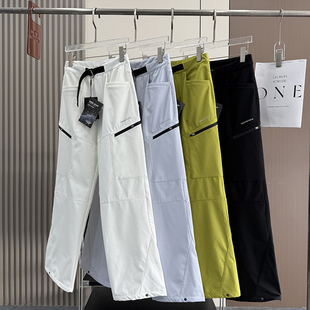 女 户外登山裤 大厂订单 秋冬立体剪裁防风防水薄绒保暖软壳冲锋裤