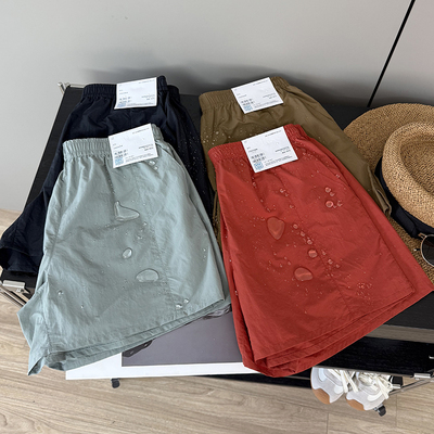 大厂订单！2026夏季松紧腰宽松防泼水速干轻薄透气跑步休闲短裤女