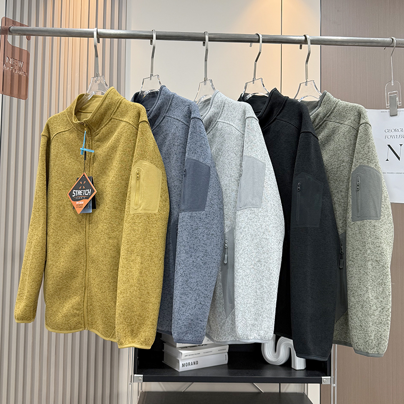 大厂订单！男女情侣秋冬防风透气加绒保暖户外立领外套冲锋衣内胆