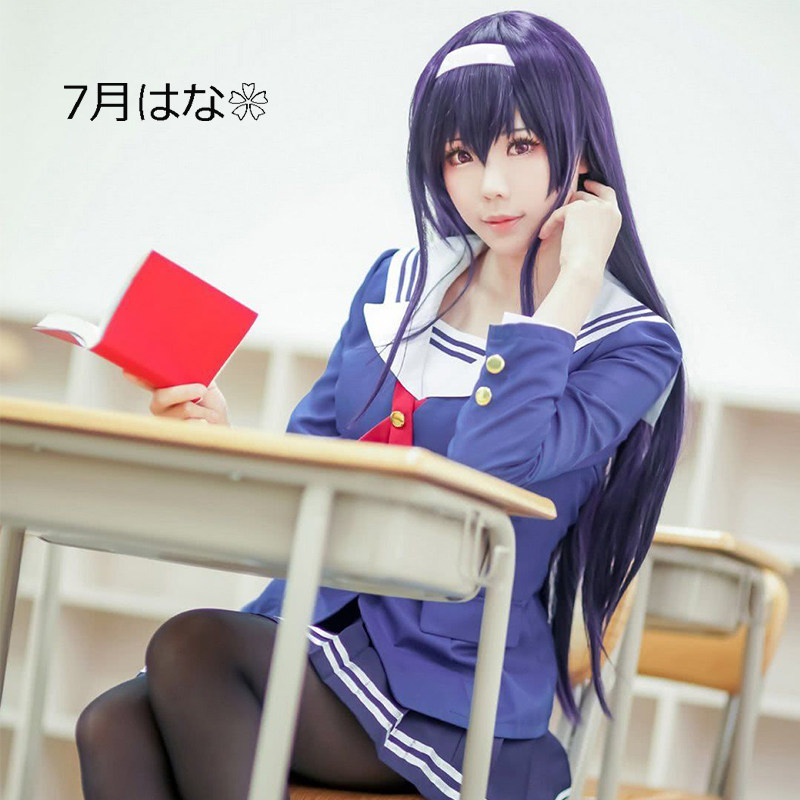路人女主的养成方法 霞之丘诗羽cos服制服校服cosplay女装套装