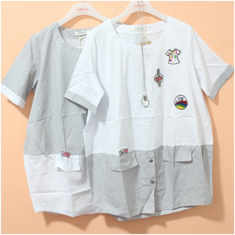 pregnant woman A summer jacket Mini Mummy 6261078 Korean Edition pure cotton Large Women's wear Short sleeved Pullover 200 Pounds to wearin the Maternity/Maternal supplies/Nutrition , Maternity , T-shirt  category - from Buy2taobao.com to provide professional Taobao agent buy service
