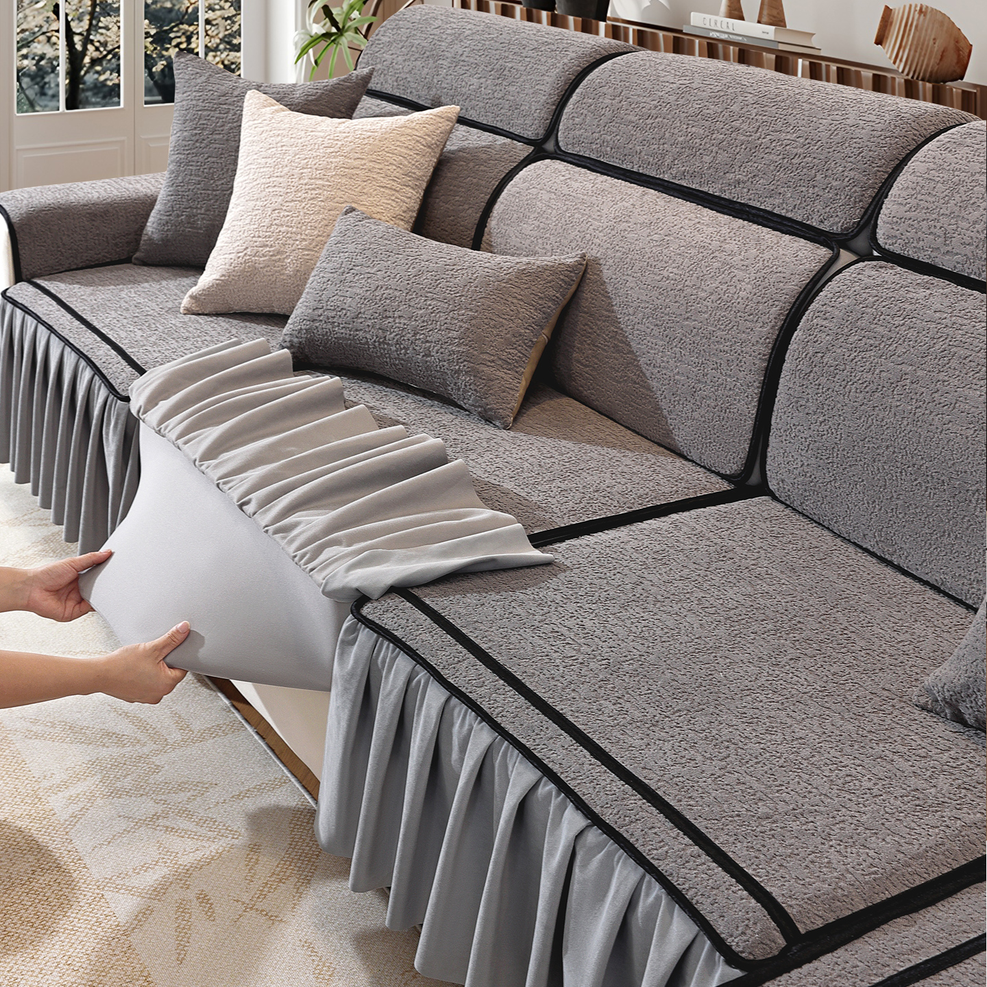 全包沙发套罩笠坐垫盖布座垫套子