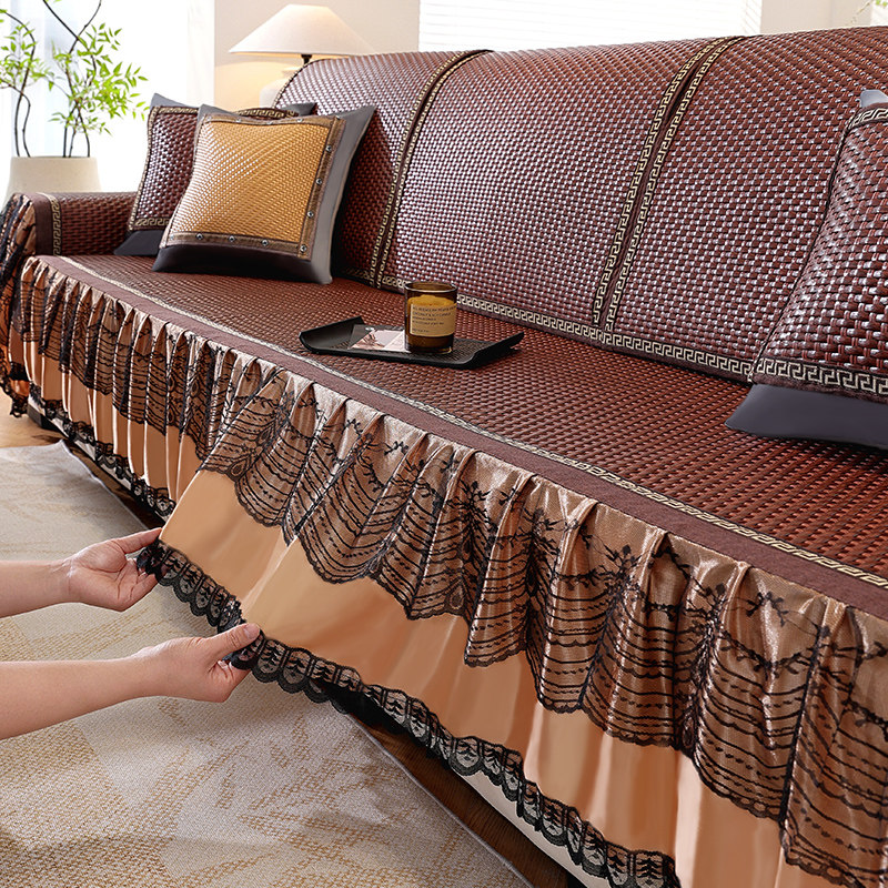 夏天藤席沙发凉席垫子坐垫防滑夏季沙发垫夏用木沙发套罩2025新款,居家布艺,沙发垫,淘宝优惠券,粉丝福利购,淘宝优惠卷