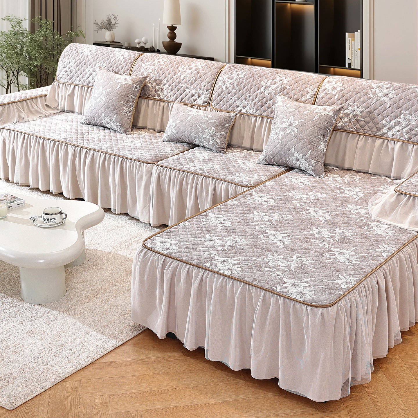 欧式全包沙发套罩笠坐垫座垫盖布