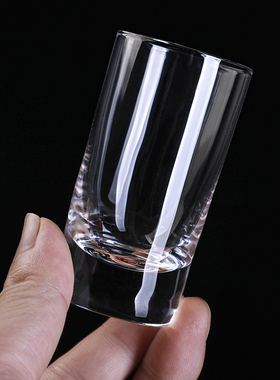 水晶玻璃白酒杯shout杯子弹杯直身一口杯吞杯50ml一两烈酒杯套装