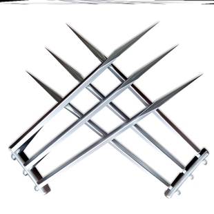 儿童玩具金刚狼爪金属色X战警金刚狼武器爪子cos道具钢爪工程塑料