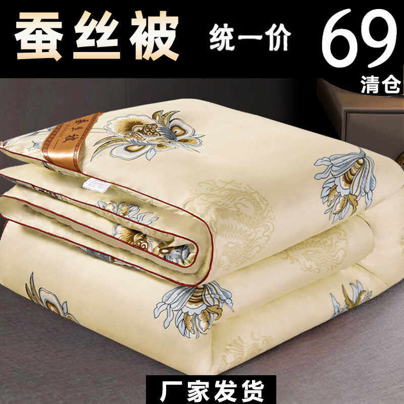 蚕丝空调被子春秋款丝棉被芯轻薄夏凉被夏季夏被双人单人宿舍冬被