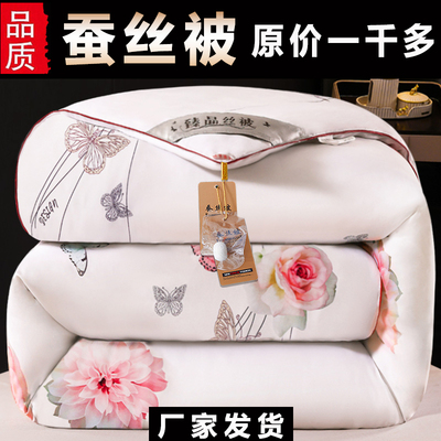 加厚桑丝被子冬被正品丝棉被芯