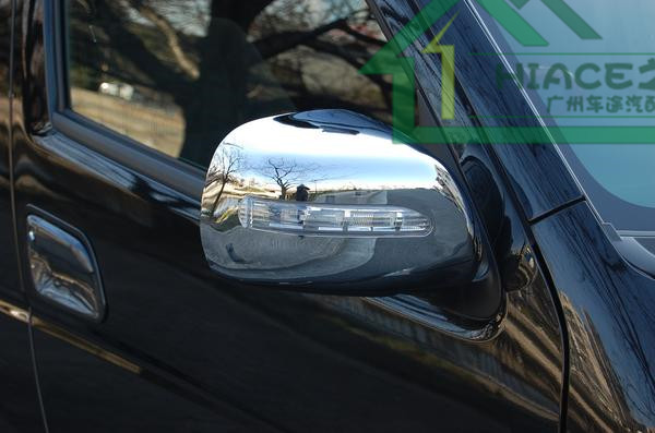 适用于HIACE200系丰田海狮14型20142016款改装LED后视镜盖