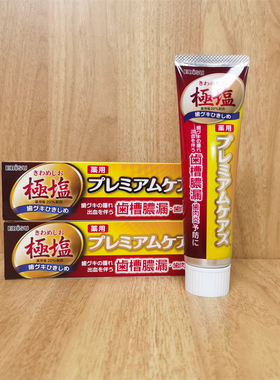 日本EBISU惠百施极盐加护牙膏健齿护龈咸味清火亮白清新口气含氟
